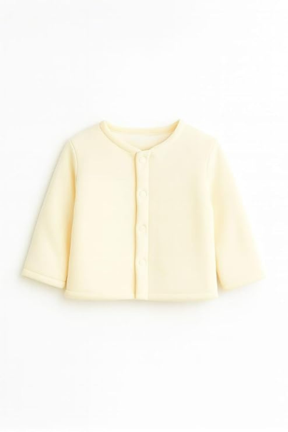 Yellow Corduroy & Cotton Knit Boy Outfit Set | Warm 3-Piece Winter Dress with Hooded Bear Jacket, Inner Top & Pants | Soft Comfortable Clothing for Toddlers | Stylish Winter Wear